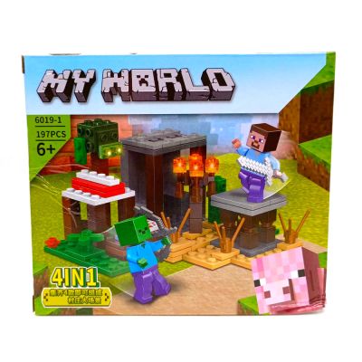 Конструктор Minecraft My World (197 деталей) 6019-1