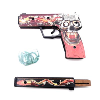 Деревянный пистолет ЮСП Убийство Подтверждено (резинкострел) Mod.2 EcoToys