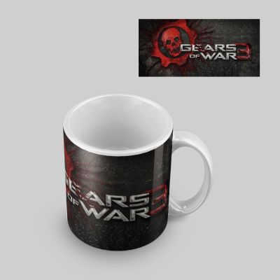 Кружка с принтом Gears of War 3-2