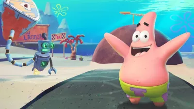 SpongeBob SquarePants Battle For Bikini Bottom - Rehydrated (Nintendo Switch, б/у, рус.)