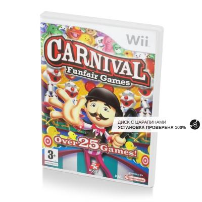 Carnival Funfair Games (Wii, б/у, незнач.царап., устанавливается на 100%) (регион PAL)