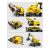 Конструктор Sluban Механо. E7 Wheeled Excavator + контроллер (353 деталей) M38-B1155