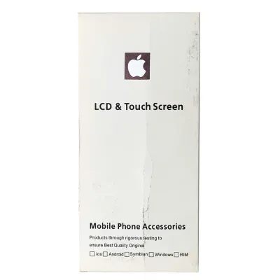 Дисплей для iPhone 6 Plus / 610-660 люкс / AAAA+ Copy + стекло (черный) без гарантии