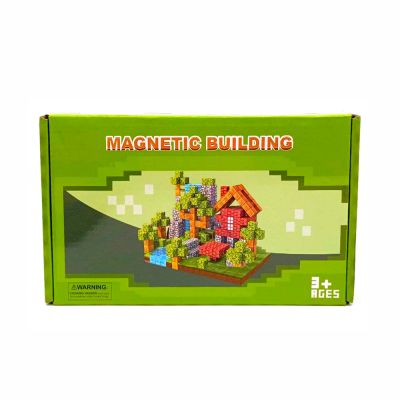 Магнитный конструктор Minecraft Кубики (100 кубиков)