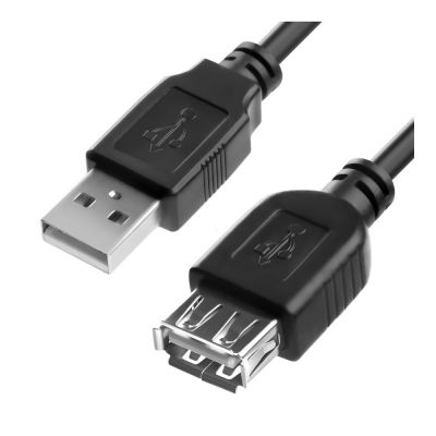 Кабель-удлинитель USB Am-Af, 5 м (Черный)