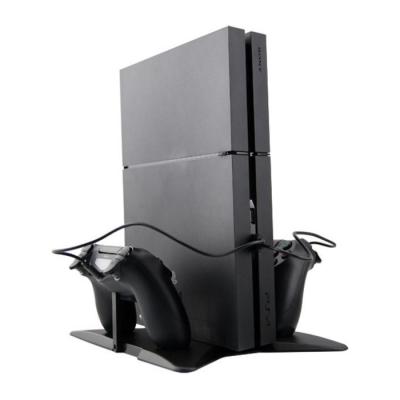 Подставка для вертикальной установки PS4 Slim/Pro + кабель для зарядки геймпадов (KJH-PS4SLIM/PRO01)