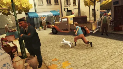 Приключения Тинтина Тайна Единорога (PS3, б/у, рус., без обложки, множ.царап.)