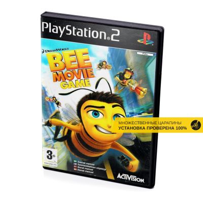 Bee Movie Game (PS2, б/у, множ.царап., устанавливается на 100%)