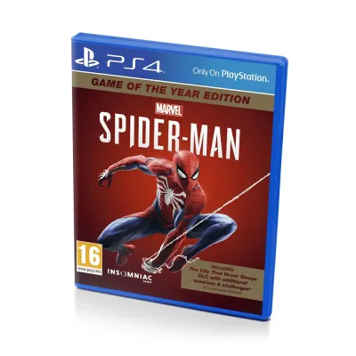 Marvel Человек-паук Spider Man Game of the Year / Игра Года (PS4/PS5, б/у, рус.)