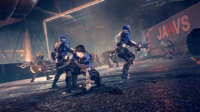 Astral Chain (Nintendo Switch, б/у, рус.) в мини боксе