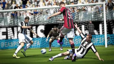 FIFA 14 (Обложка с Месси) (Xbox 360, б/у, рус., множ.царап., устанавливается на 100%)