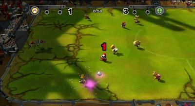 Mario Strikers Charged Football (Wii, б/у, без обложки, множ.царап., устанавливается на 100%)
