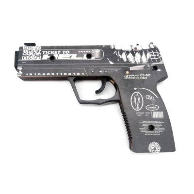 Деревянный пистолет ЮСП Билет в Ад (резинкострел) Mod.2 EcoToys