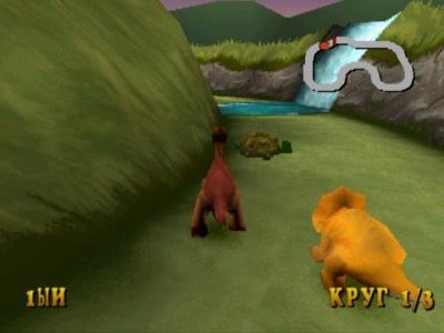 The Land Before Time: Great Valley Racing Adventure (PS1, б/у)