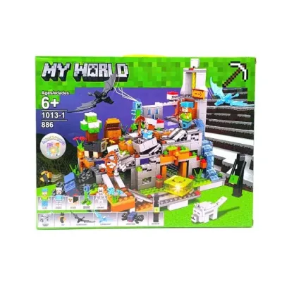 Конструктор Minecraft My World (866 деталей) 1013-1