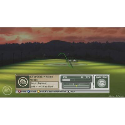 Tiger Woods PGA Tour 09 (Wii, б/у, множ.царап., устанавливается на 100%) (регион PAL)