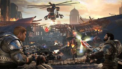 Gears of War 4 (Xbox One/Series, б/у, рус.)