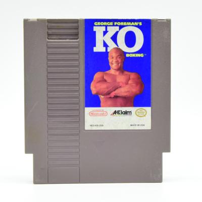 Картридж NES George Foremans KO Boxing (б/у) (NTSC)