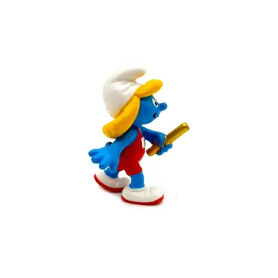 Фигурка Schleich Смурфетта участница эстафеты 20739