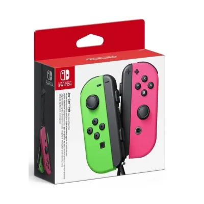 Nintendo Switch Набор 2 Контроллера Joy-Con (неоновый зеленый / неоновый розовый)