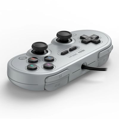 Геймпад проводной 8BitDo SN30 Pro (Nintendo Switch, PC) Серый