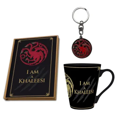 Подарочный набор Game Of Thrones Targaryen Кружка 250мл+Брелок+Блокнот ABYPCK165