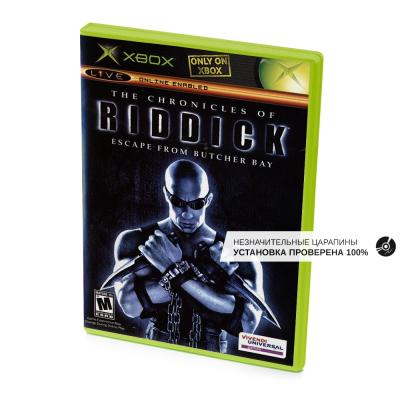 The Chronicles of Riddick Escape From Butcher Bay (Xbox, б/у, незнач.царап., устан. на 100%)