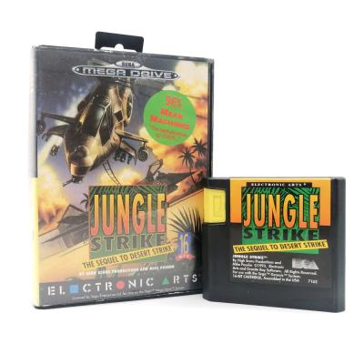 Картридж Jungle Strike The Sequel to desert strike (б/у) в боксе с мануалом с читами