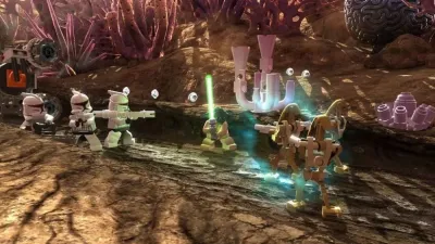 Lego Star Wars III The Clone Wars (Xbox 360/One/Series, б/у, без обложки, множ.царап., уст. на 100%)