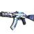 Деревянный автомат Калашникова АК-47 Вулкан (резинкострел) Mod.2 EcoToys