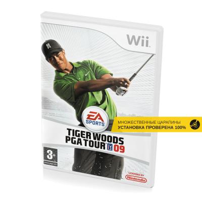 Tiger Woods PGA Tour 09 (Wii, б/у, множ.царап., устанавливается на 100%) (регион PAL)