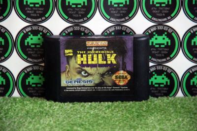 Картридж Genesis The Incredible Hulk (б/у) в боксе с инструкцией