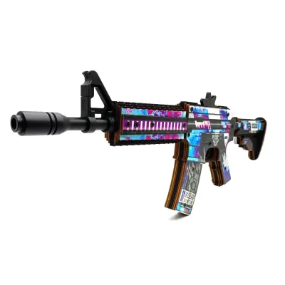 Деревянный автомат M4A4 Некромансер (резинкострел) Mod.2 EcoToys