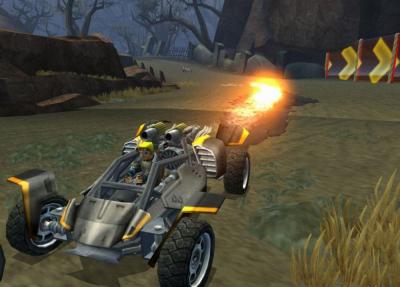 Jak X Combat Racing Platinum (PS2, б/у, множ.царап., устанавливается на 100%)