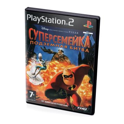 Суперсемейка Подземная Битва (PS2, б/у, рус.)