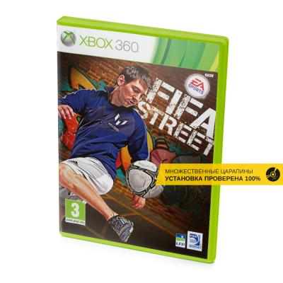 FIFA Street (Xbox 360, б/у, множ.царап., устанавливается на 100%)