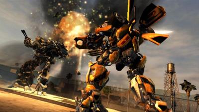 Transformers Revenge of the Fallen (Wii, б/у, множ.царап., устанавливается на 100%) (регион PAL)