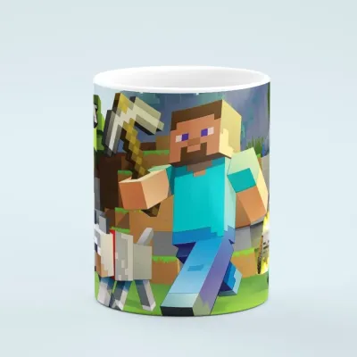 Кружка с принтом Minecraft 1-7