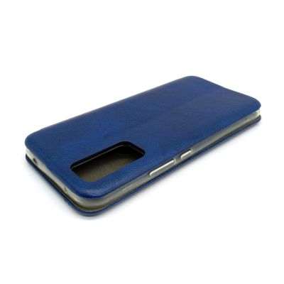 Чехол для Huawei Honor 30 книжка с магнитом кожа визитница (темно-синий)