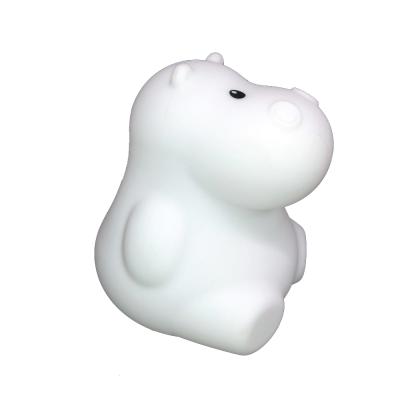 Лампа-ночник Бегемот Silicone Lamp (15 см)