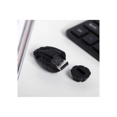 Флэш накопитель USB 2.0 4Gb на открытке 13 х 11 см "Ты просто огонь" Граната
