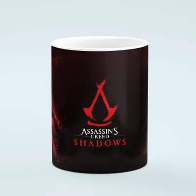 Кружка с принтом Assassins Creed Shadows Amazingame