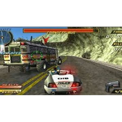 Pursuit Force Platinum (PSP, б/у, только игра, без бокса)